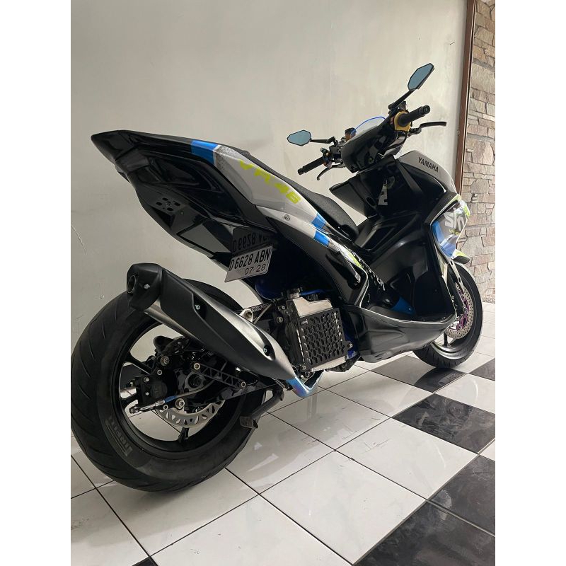 Knalpot Standar Racing Aerox 150 New Aerox 155 original Redmufflers