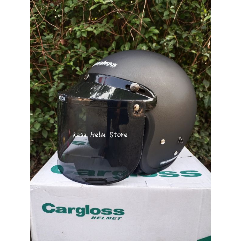 Helm Bogo Retro Identik Cargloss SNI pria/wanita