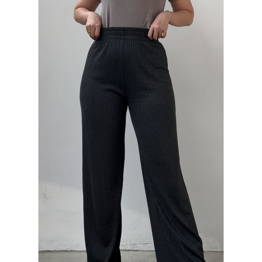 Ladywear - Vega Knit Pants - Knit Pants - Celana Knit - Kulot Knit Highwaist