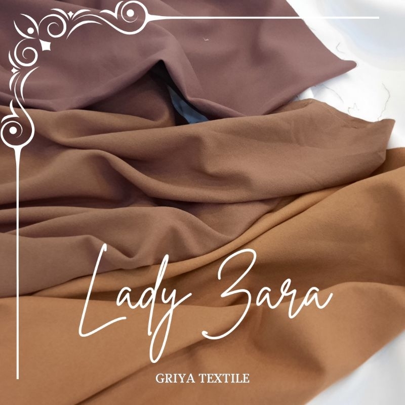 KAIN LADYZARA CREPE/Lady Zara/Crepe premium/Queen Zara ORIGINAL