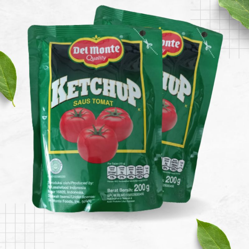 

KETCHUP SAUS TOMAT, SAOS TOMAT DEL MONTE 200g