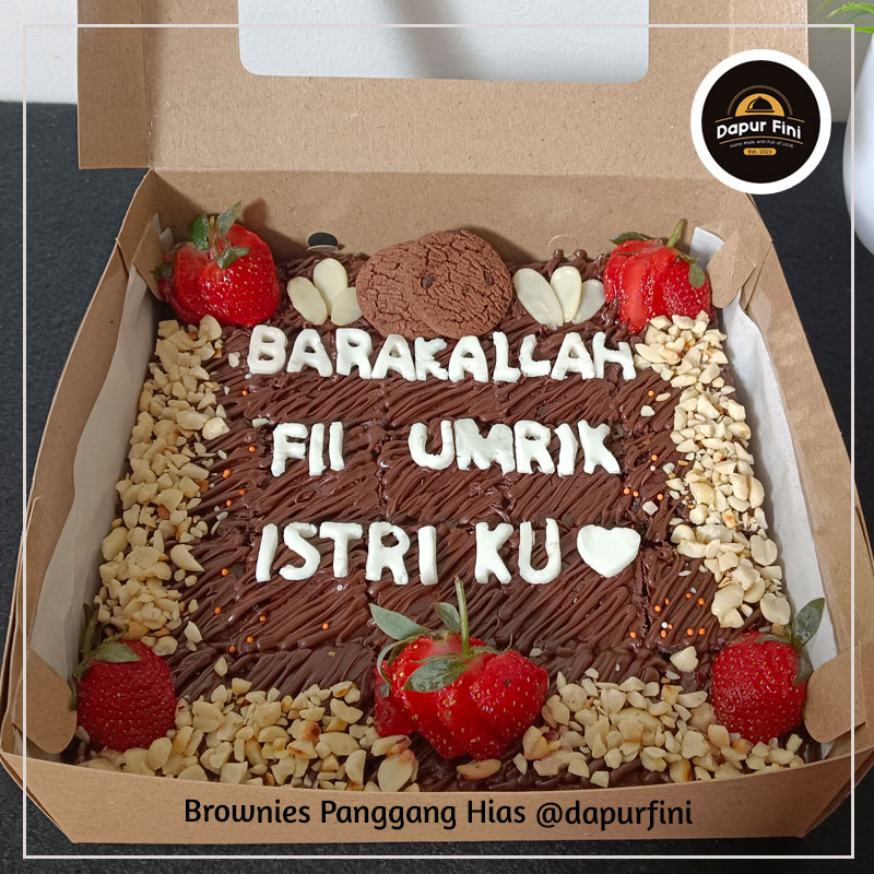 

Brownies Panggang Hias Hantaran Lamaran