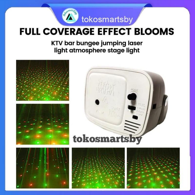 LAMPU LASER /  PARTY LIGHT MODEL KOTAK