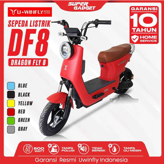 Sepeda Listrik Uwinfly DF8