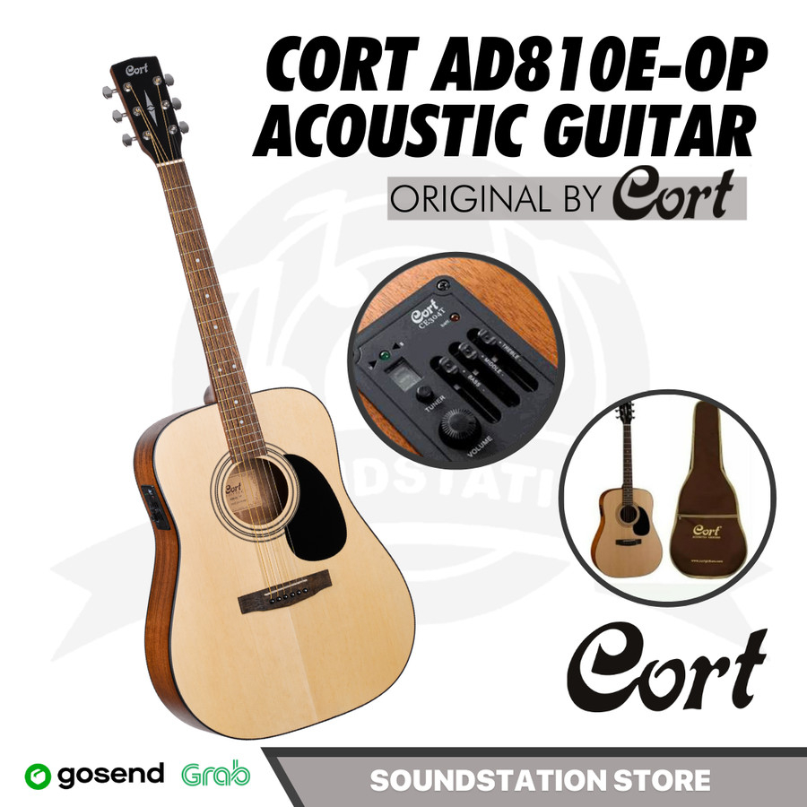 GITAR AKUSTIK ELEKTRIK CORT AD810E-OP ORIGINAL
