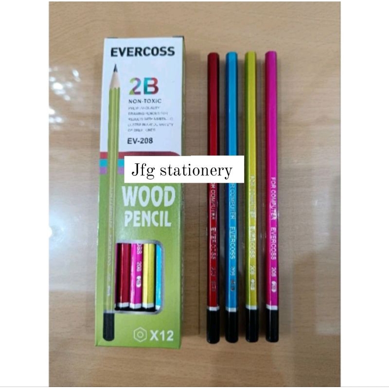 

Pensil 2B EV-208 EVERCROSS metalik (12pc)