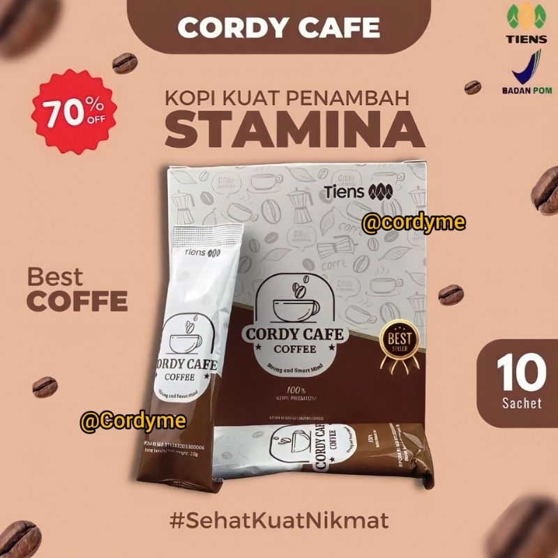 

Cordycafe - Kopi Sehat Kuat Nikmat - Kopi Penambah Stamina