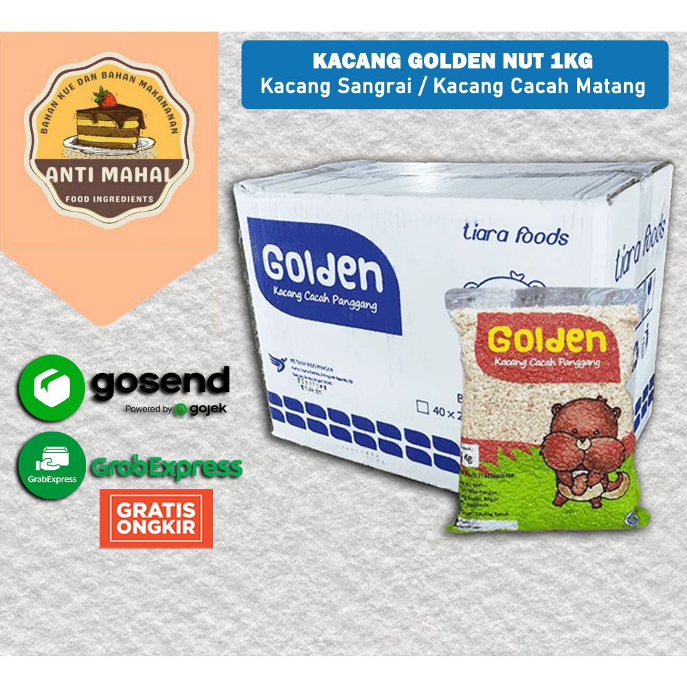 

Kacang Golden Nut 1KG / Kacang Sangrai / Kacang Cacah Panggang