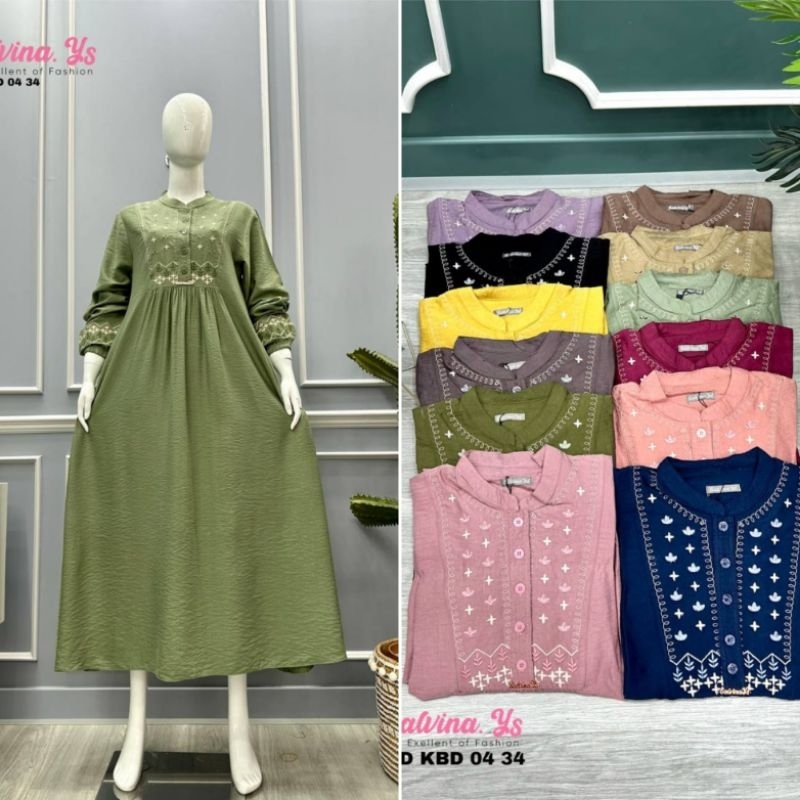 Midi Dress kringkel Salvina ys original.