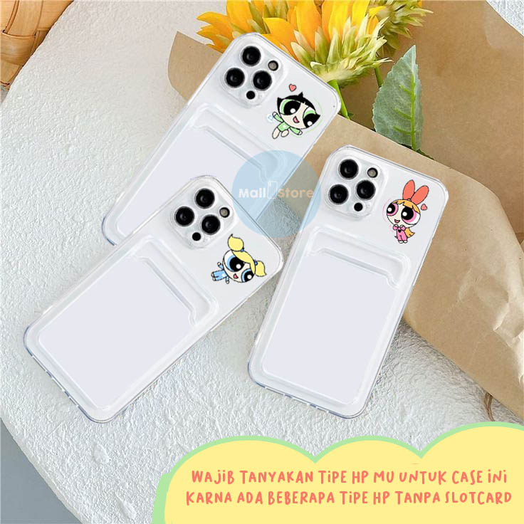Soft Case Card Holder Slot Foto / Kartu Motif Couple Bestie For All Type Smartphone [C05]