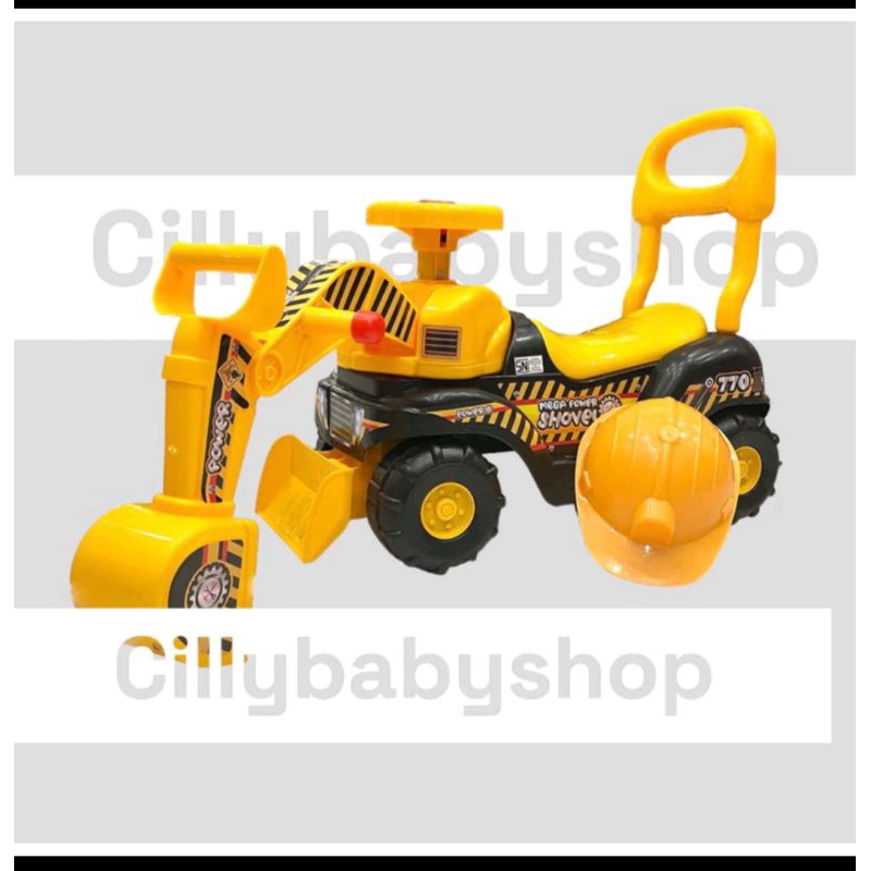 Mainan dorong anak ekavator mps 770 tf 777 buldoser mgc 750  fks 778 forklift K 621 Et 2154 K 620