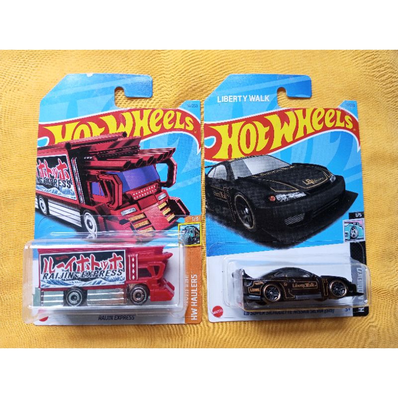 Paket hot wheels lb super silhouette nissan silvia [ s15 ] dan raijin express thr