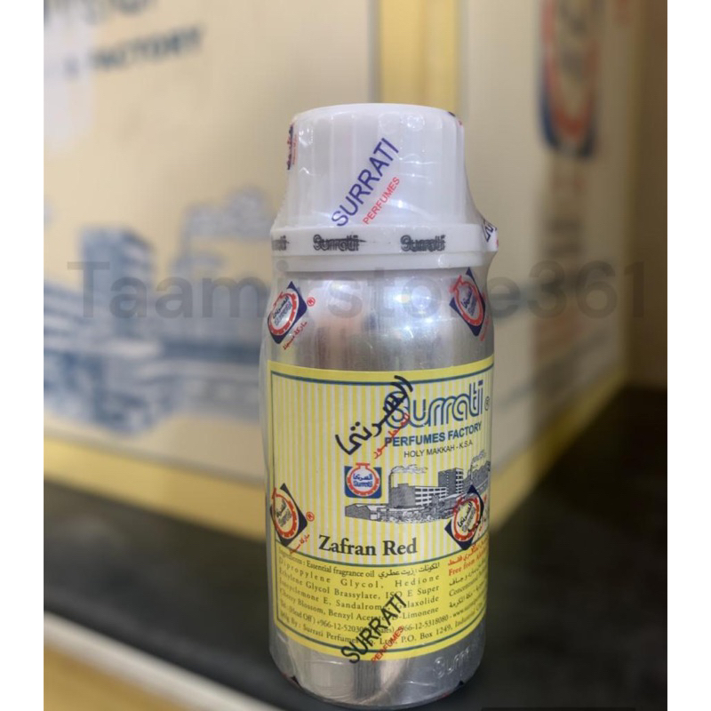 Parfum murni surrati  Zafran Red ( zafaron Merah )100ml segel