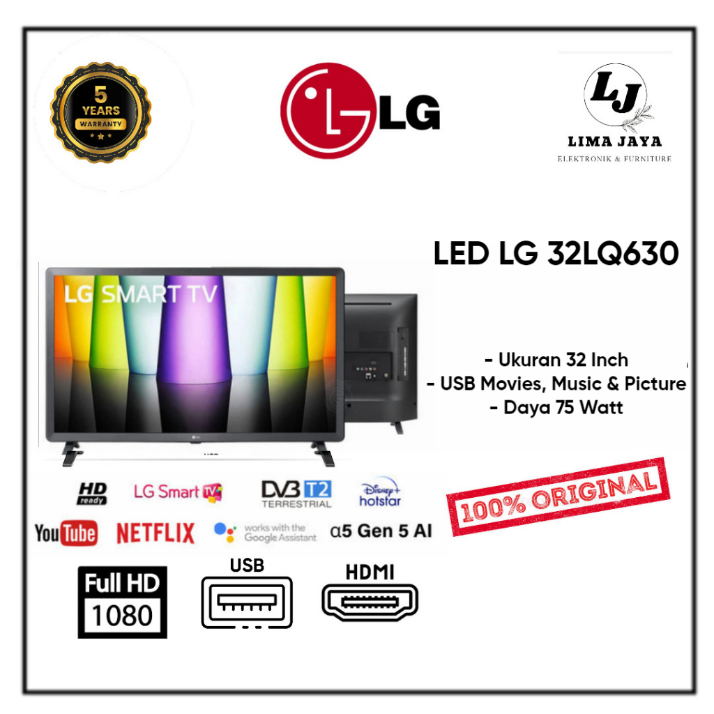 LG LED TV 32LQ630 Smart TV LED LG 32 Inch Smart TV