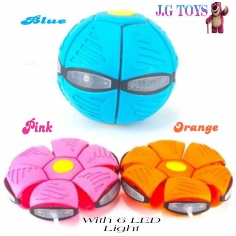Mainan Ufo Magic Ball Led - Orange