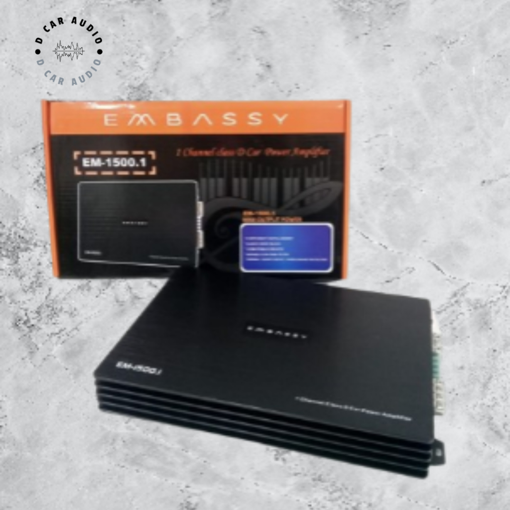 Power Mono 1ch EMBASSY EM1500.1 1 Channel - Power Monoblock Embassy EM 1500.1