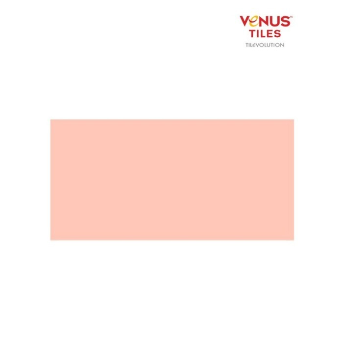 Keramik Dinding Kamar Mandi Venus Takko Pink Glossy No Bevel 10x20 Cm