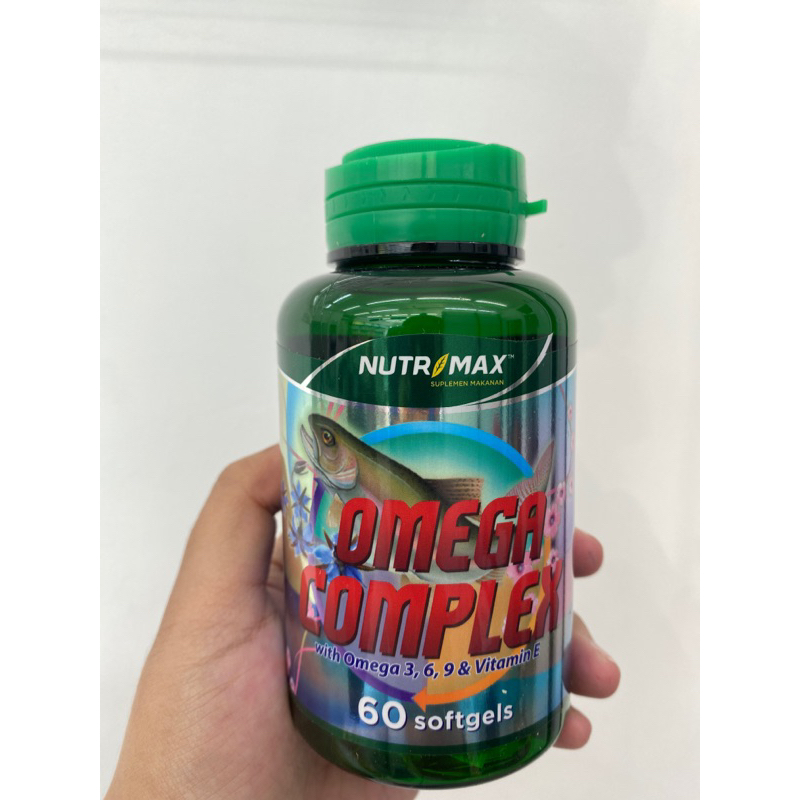 NUTRIMAX OMEGA COMPLEX WITH OMEGA 3,6,9&VIT E @60kapsul lunak