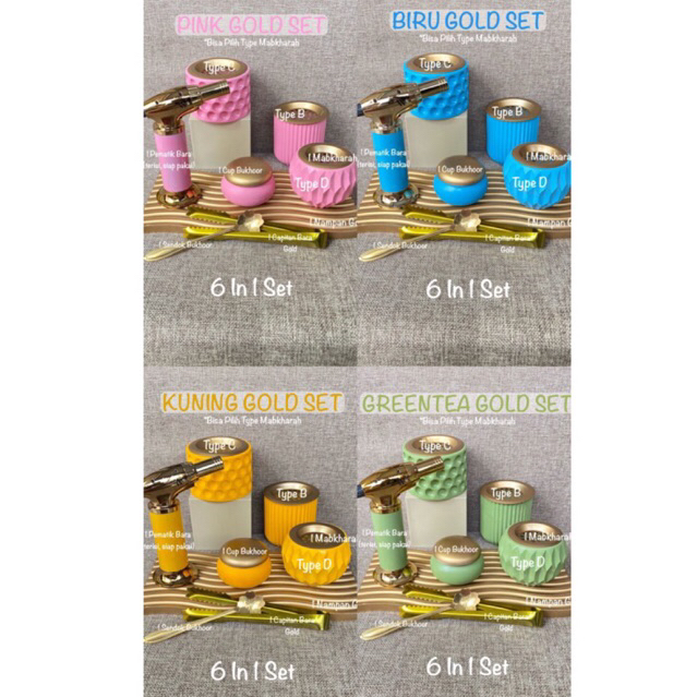 MABKHARAH WARNA MIX GOLD SET /MABKHARAH PINK BARBIE /MABKHARA /MABKHARA MURAH /MABKHARAH ARAB
