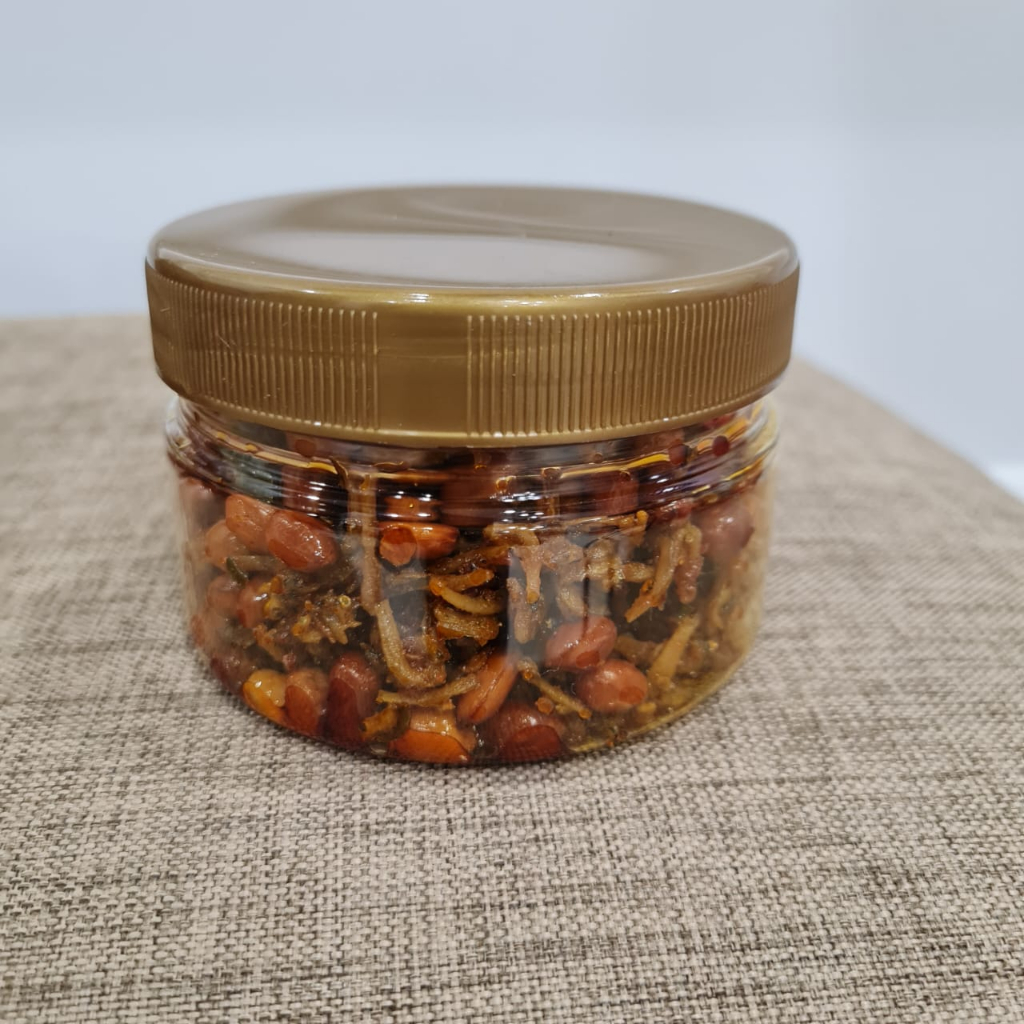 

Teri Kacang Balado Daun Jeruk 150gr