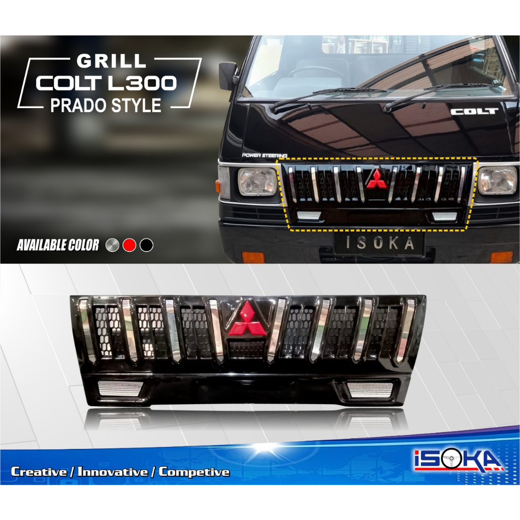 Grill premium mobil mitsubishi L300 COLT Hitam