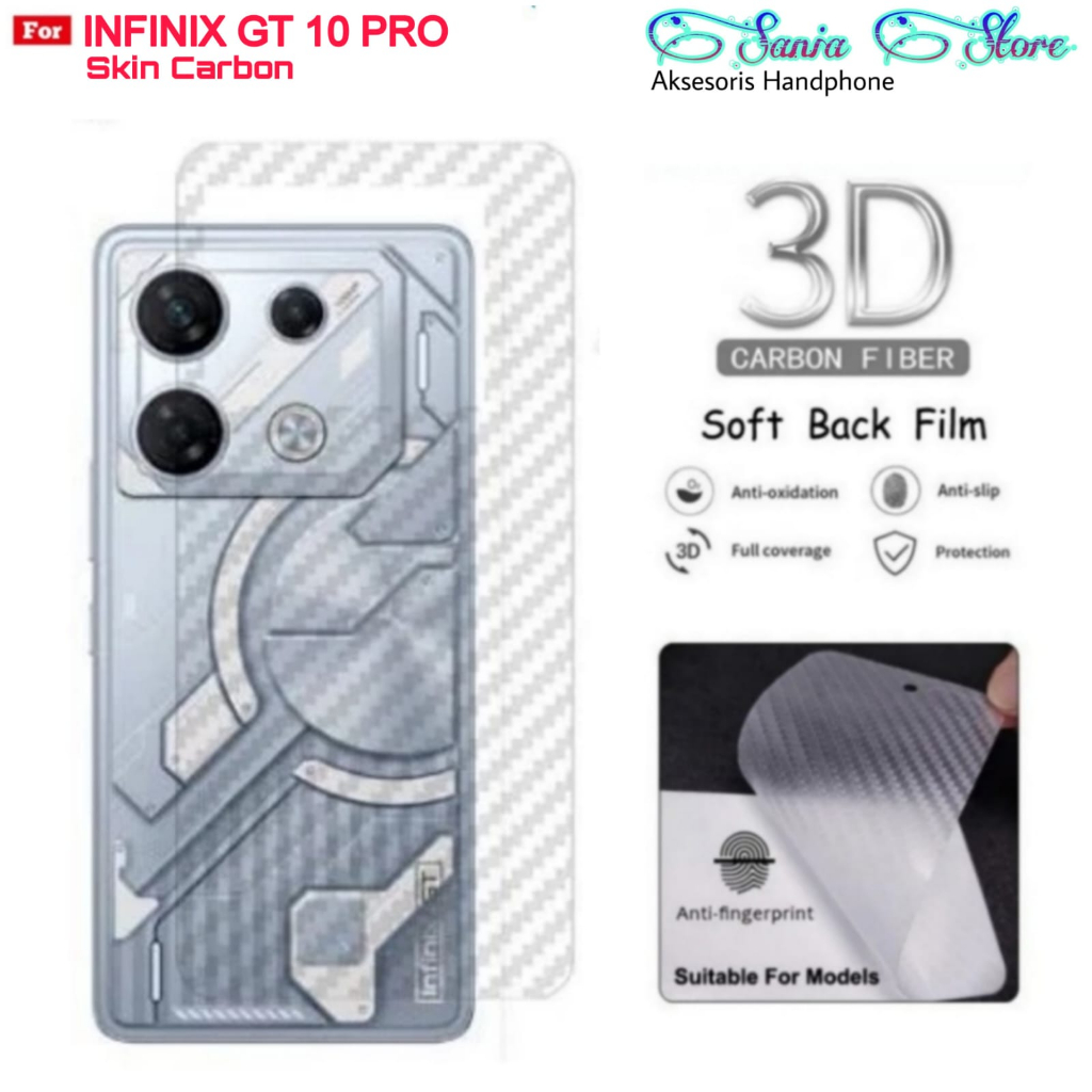 Garskin INFINIX GT 10 PRO Screen Protector Skin Carbon