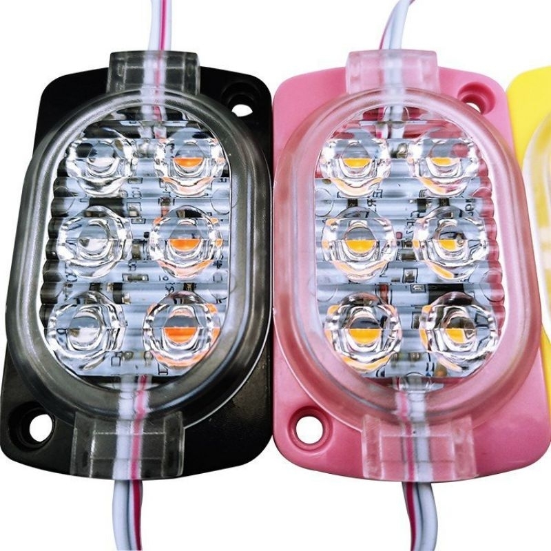 LAMPU LED 6MATA KEDIP OTOMATIS 12V-24V
