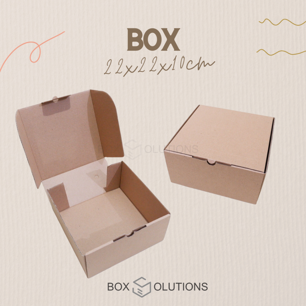

dus / dos / box hampers corrugated 22 x 22 x 10 cm / 22x22x10 cm