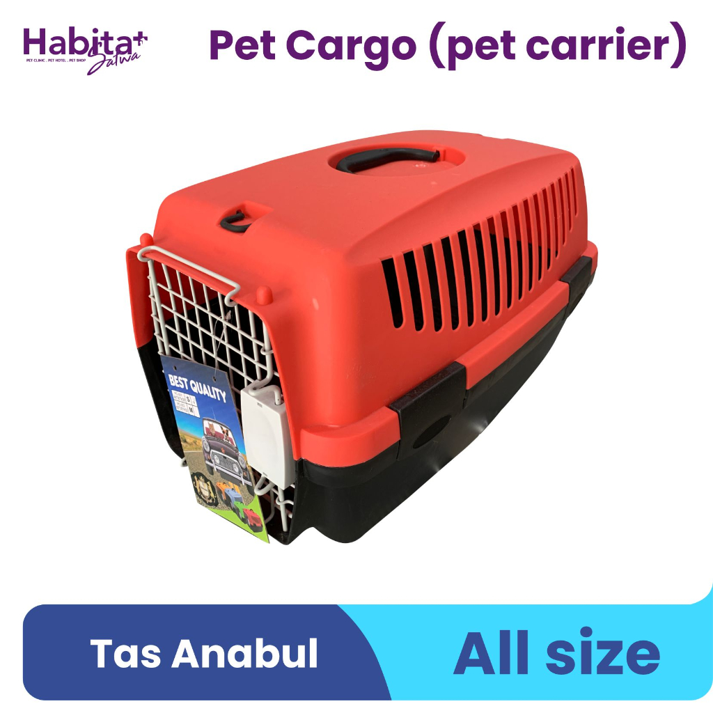 Pet Cargo Kandang Kucing Ukuran S/M/L untuk Kucing Kelinci Anjing
