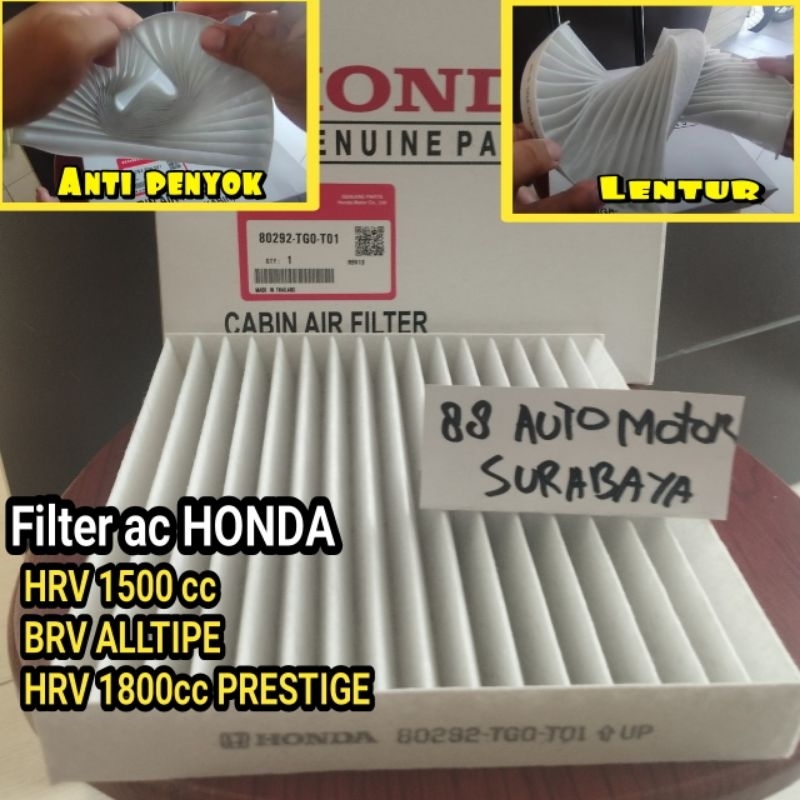 FILTER AC HONDA HRV 1.5 BRV HRV 1.8 PRESTIGE CABIN AIR FILTER BRV HRV