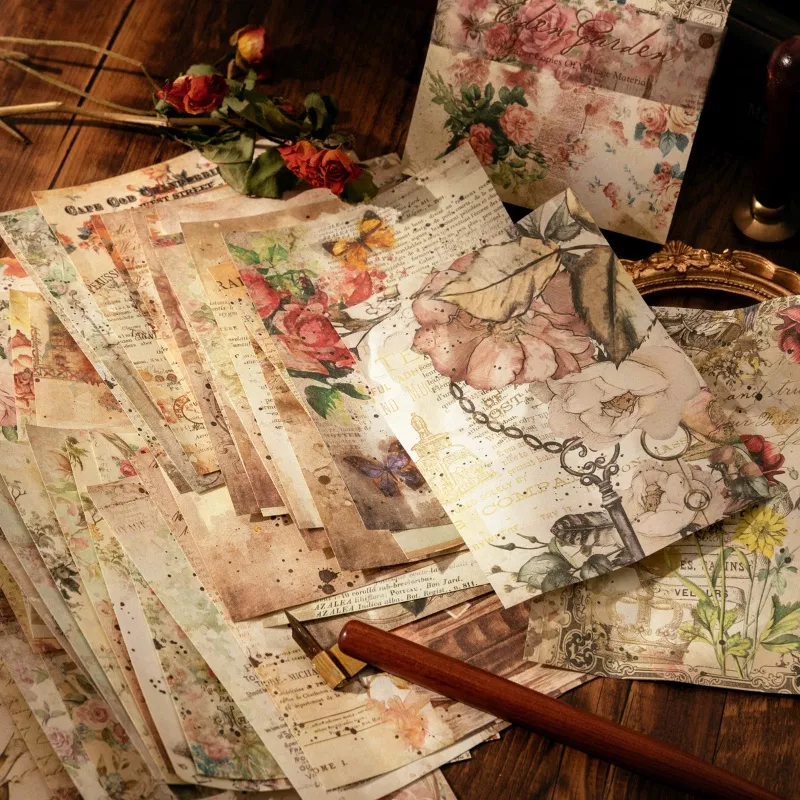 

[Share] Vintage paper dekorasi scrapbook / aesthetic journaling /journaling kit