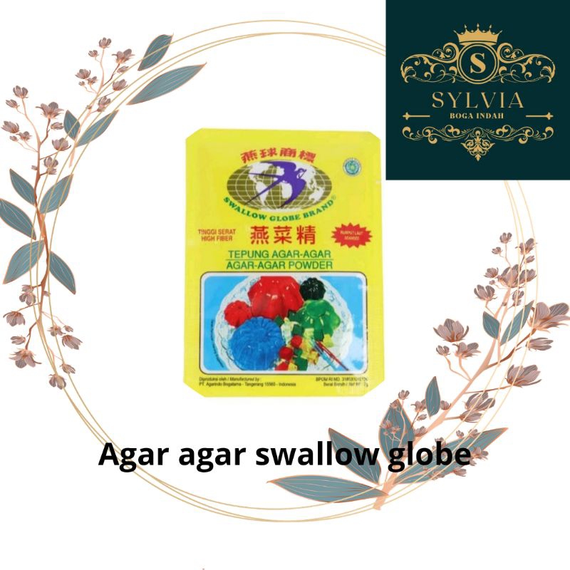 

Agar agar swallow globe 7gr