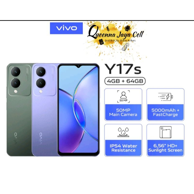 Vivo Y17s ram 4/64 garansi resmi