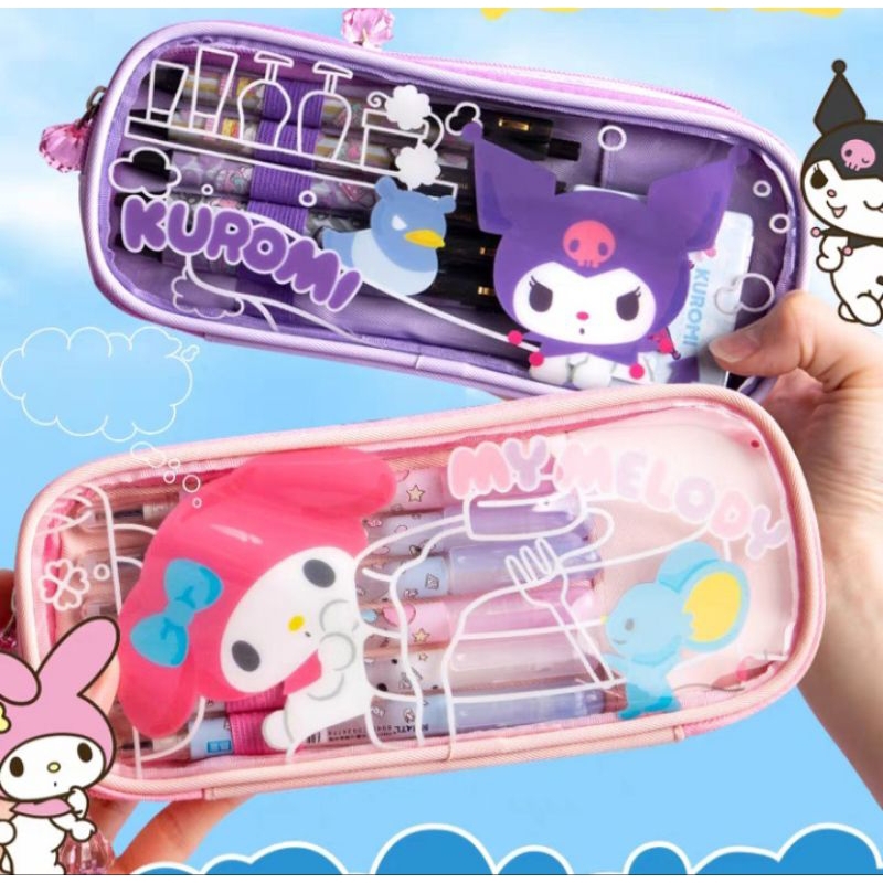 

Kotak Pensil Sanrio Import / Kotak Pensil Melody / Pensil Case Cinnamoroll / Kotak Pensil ORI Sanrio Kuromi