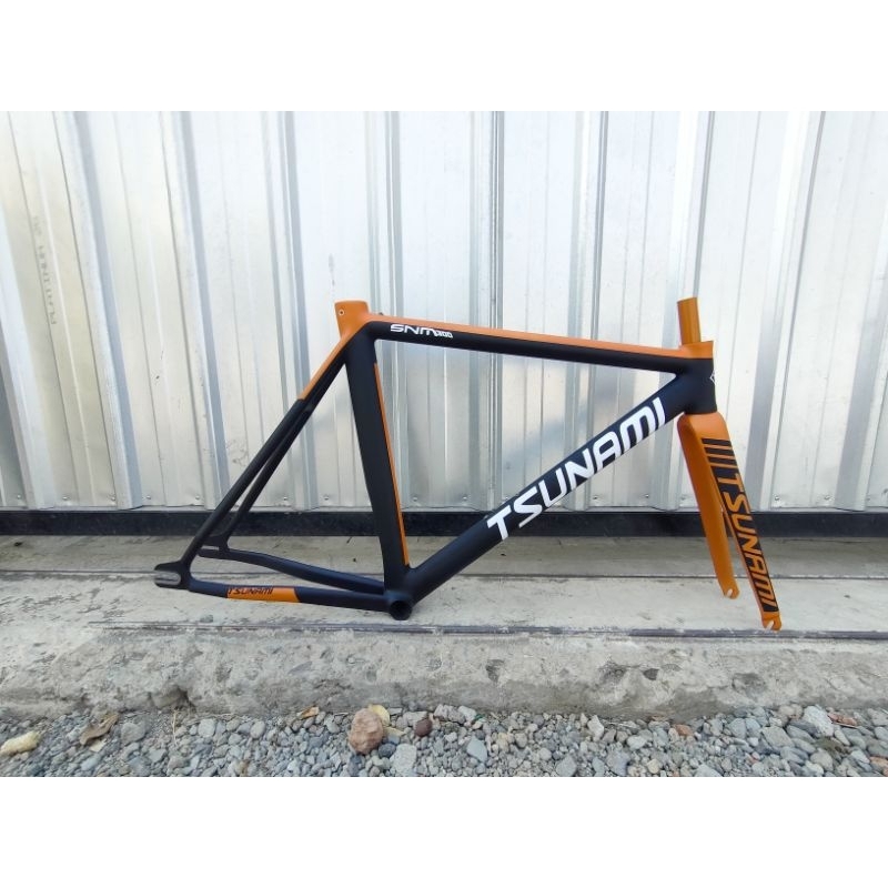 Frameset Fixie snm300 Oren Hitam