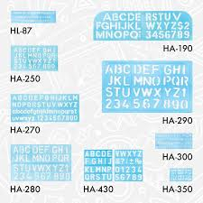 

Penggaris huruf butterfly nomor 250/270/280/290