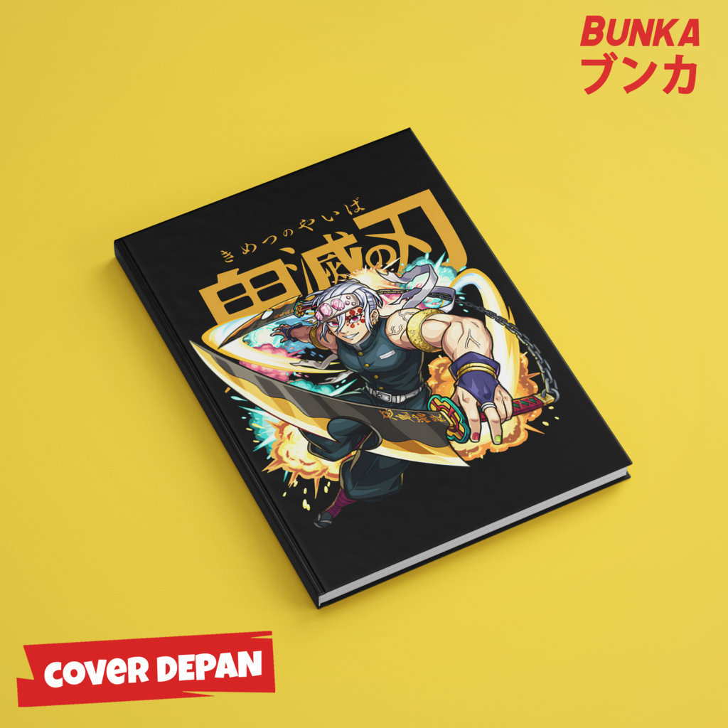 

Note Book Aesthetic Anime Kimetsu no Yaiba Demon Slayer Uzui Tengen Design Hardcover A5 Buku Tulis Catatan Notes Agenda Planner Jurnal vintage buku catatan story book kado anniversary valentine cowok cewek murah
