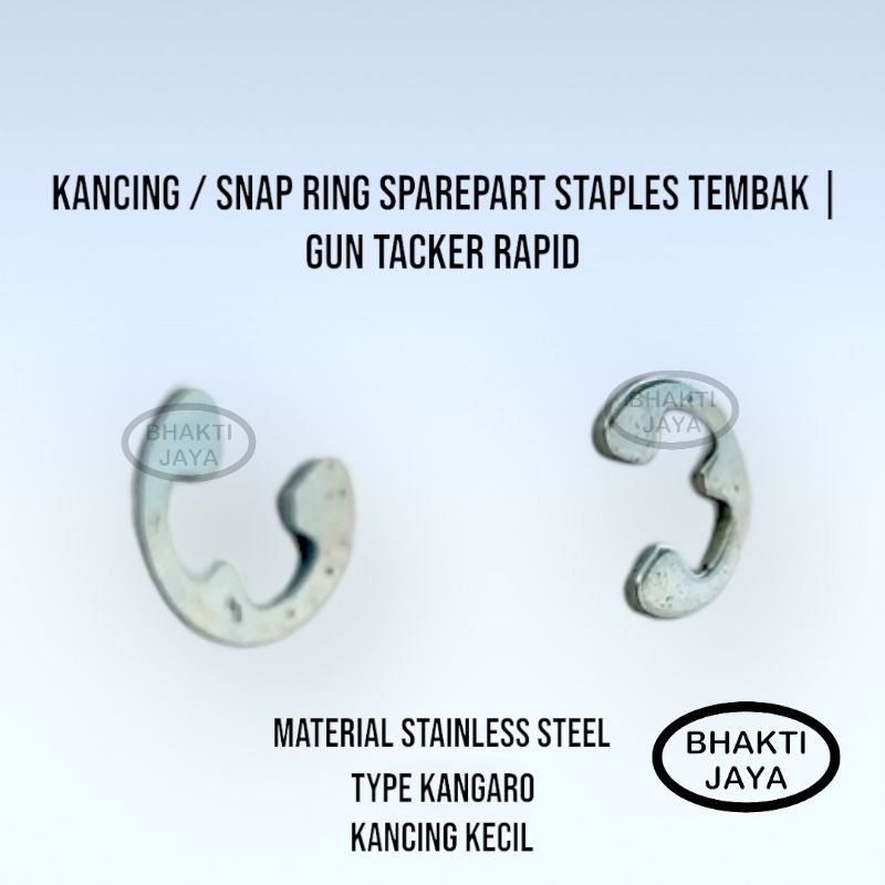 

Kancing Kecil / Snap Ring Sparepart Staples Tembak | Gun Tacker Rapid | Kangaro