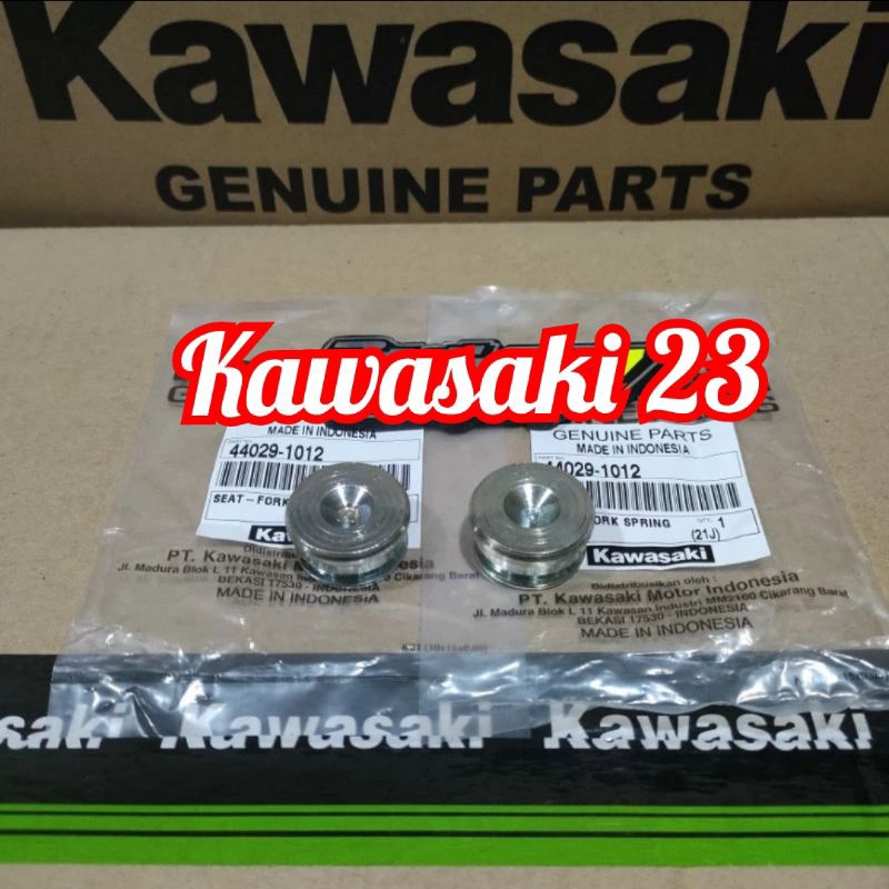 Set Tutup per shock depan ninja 150 R RR Original Kawasaki