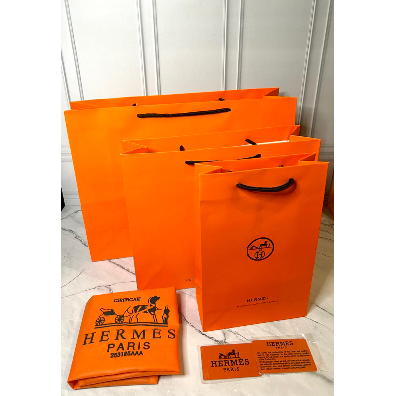 

Paper Bag H Orange Import High Quality Paper Bag Branded