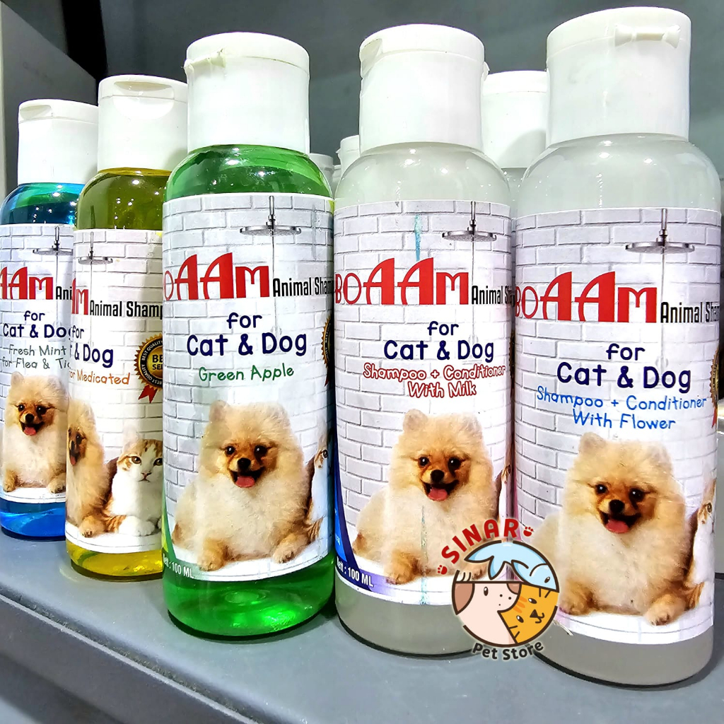 BOAAM Shampoo 100ML Hewan Kucing Anjing Wangi Kitten Dog Puppy Cat Sampo