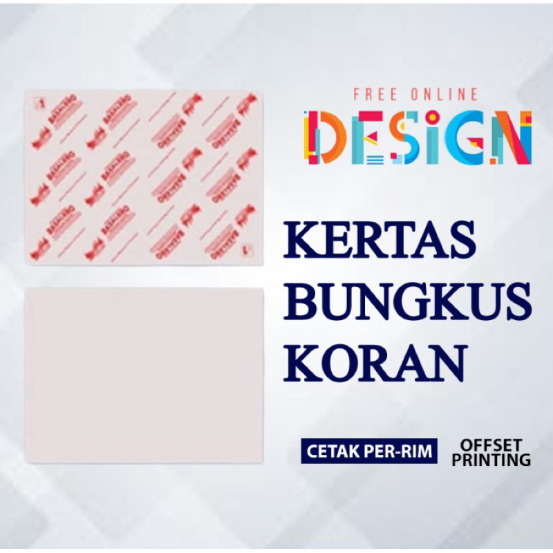 

cetak kertas nasi padang F4 | custom bungkus makanan | cetak kertas koran F4 | custom kertas bungkus makanan