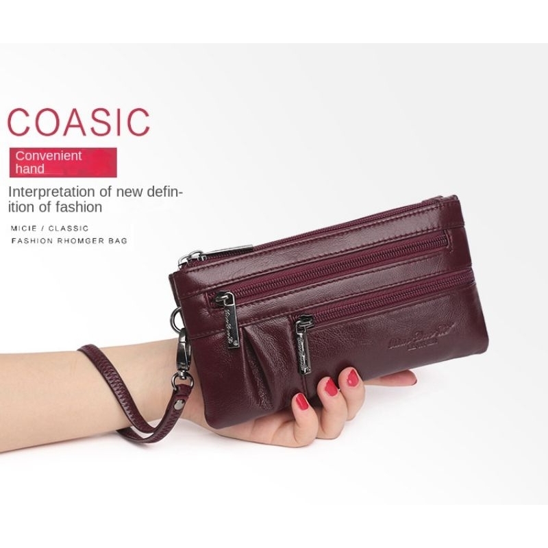 Handbag Kulit Asli Import Wanita Dompet Multifungsi RZ61709 Import Tas Tangan Wanita Kulit Asli Impo