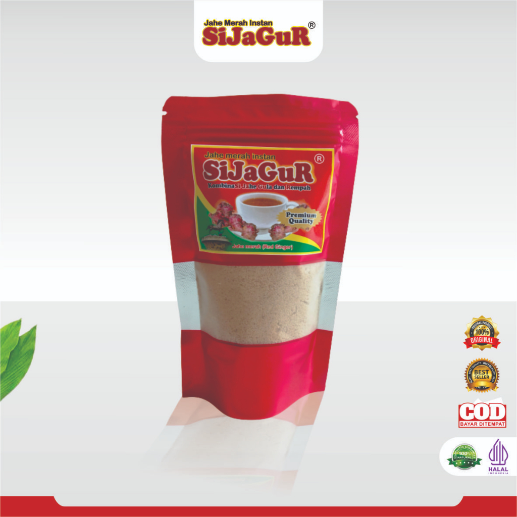 

JAHE - JAHE MERAH - JAHE MERAH BUBUK - SIJAGUR Kemasan Pouch 110 Gram