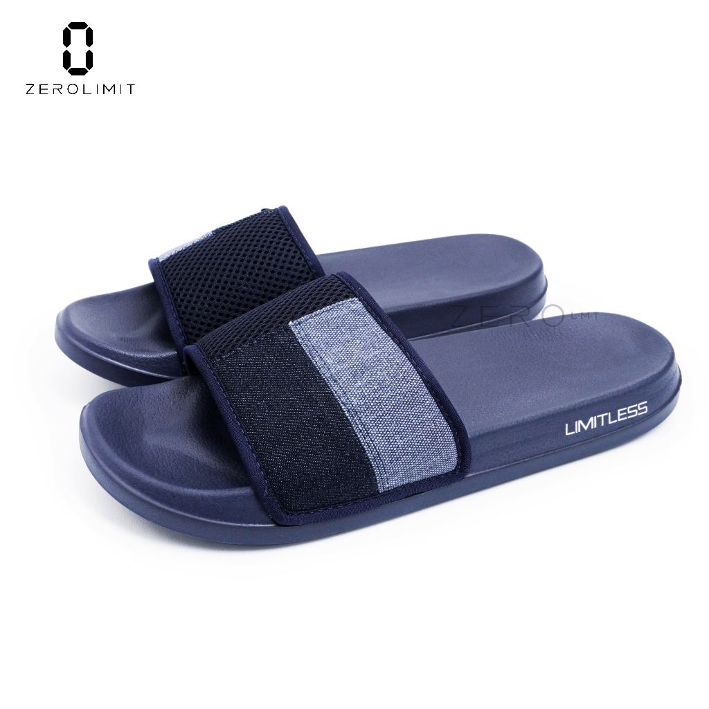 Zerolimit - Sandal Pria Slip On Anti Licin Ringan Sendal Cowok Slide Kasual Santai Pedro Size 39 - 4