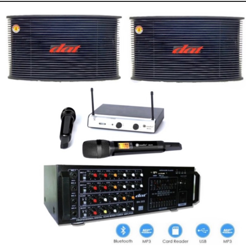paket karaoke Soundsistem DAT 10inch ORIGINAL bluetooth
