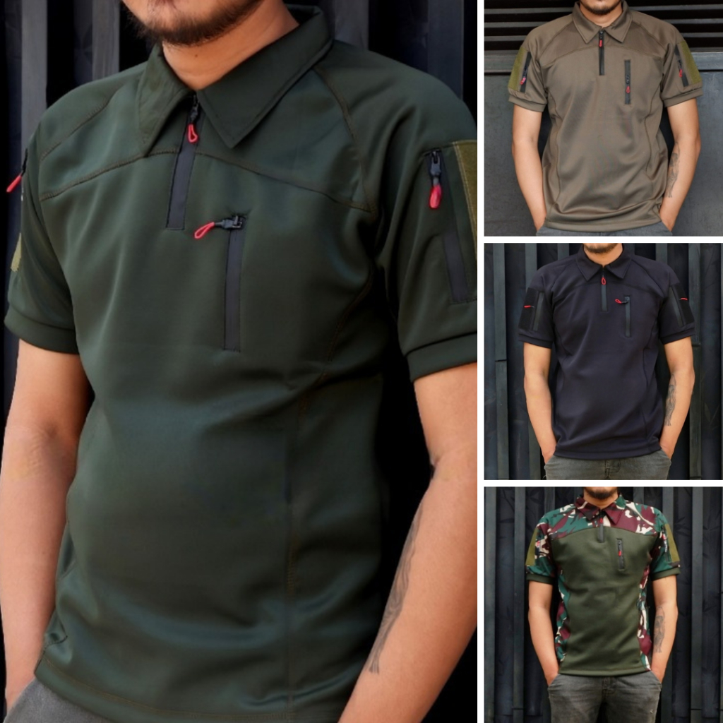 Kaos BDU Scuba Baju Tactical Full Scuba Tshirt Kaos Army Pria Lengan Pendek Kaos Pria / Kaos Tactica