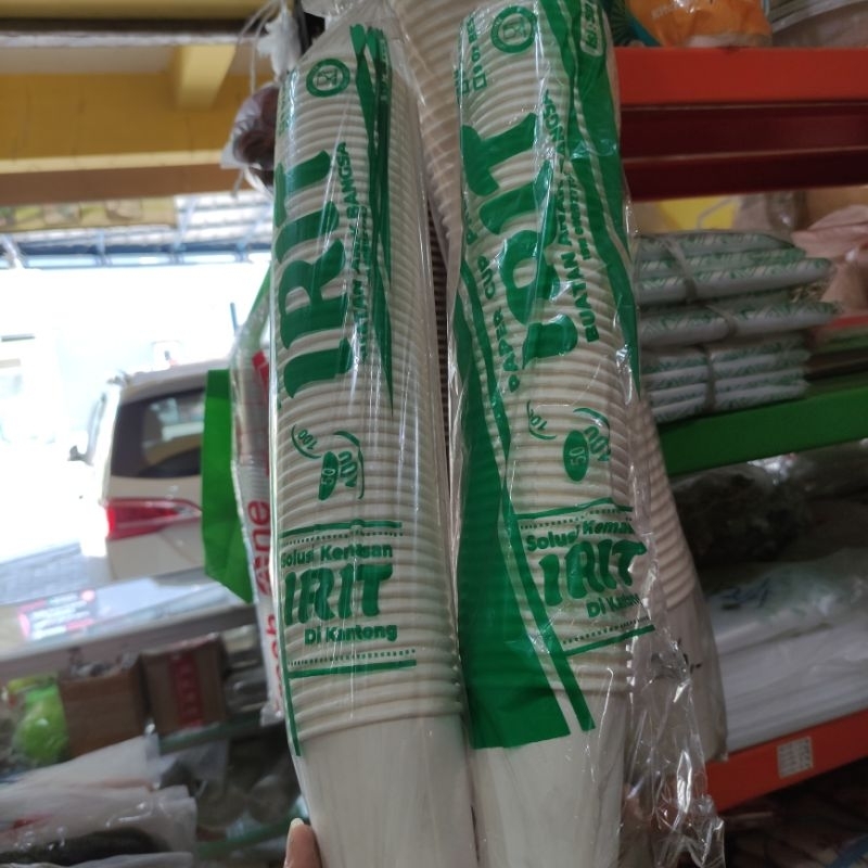 Coffee Paper Cup Gelas Kertas Kopi Kecil 6,5oz Irit