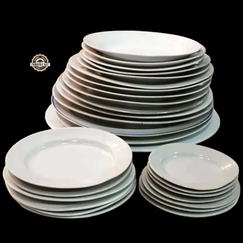 Lodor / piring buah oval eropa lawas