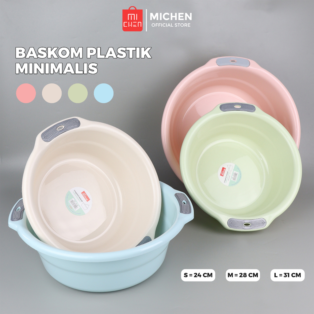 Baskom Cuci Serbaguna Baskom Bening Transparan Baskom Penyaring Buah dan Sayur Bahan Premium